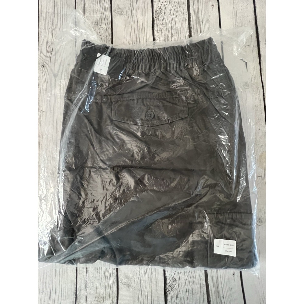 BIG DUDE Men's Sz 54 Stretch Cargo Charcoal  Shorts
